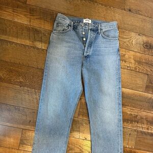 Agolde high waisted straight leg denim size 28